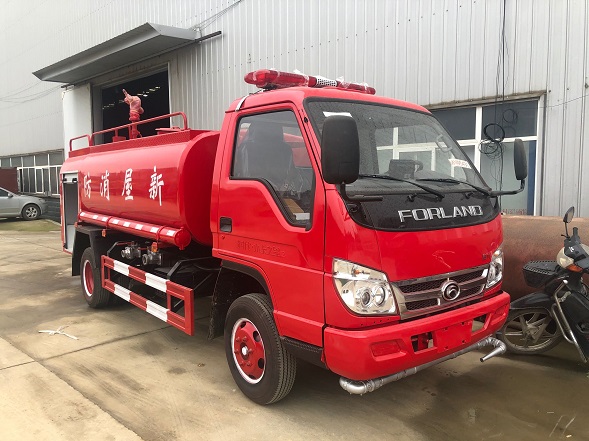 发往惠州的2台消防洒水车已出发