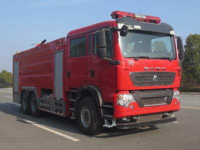 国六豪沃16吨水罐（泡沫）消防车