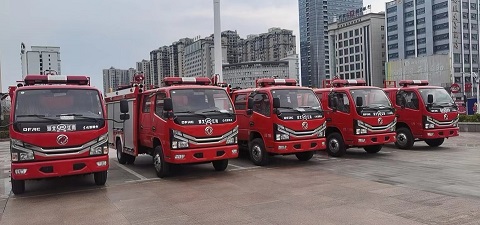 来凤县批量消防车已交付